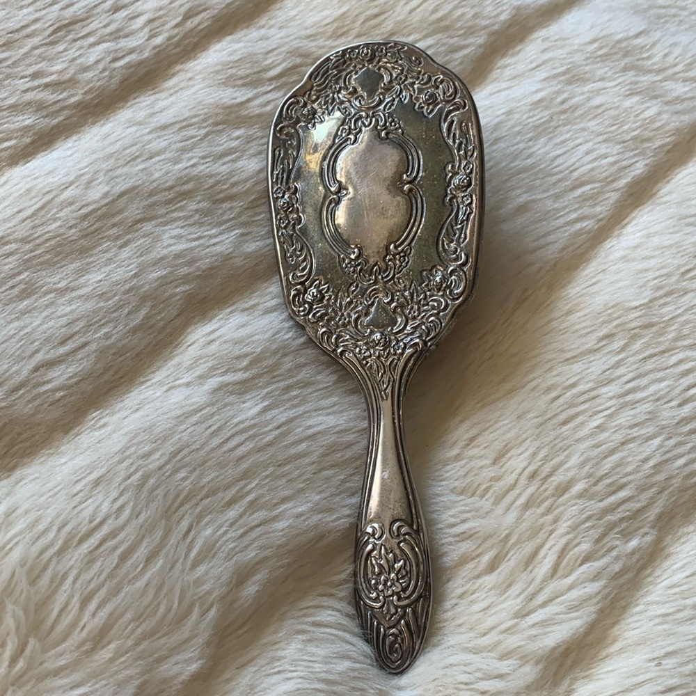 Vintage Silver hair brush